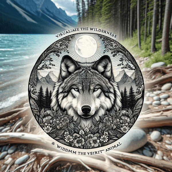 Lerne von der Wildheit und Weisheit des Krafttier Wolf