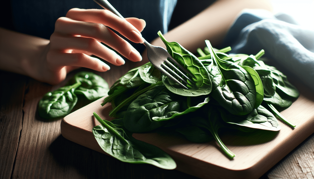 Mögliche allergische Reaktionen beachten - Spinat roh essen