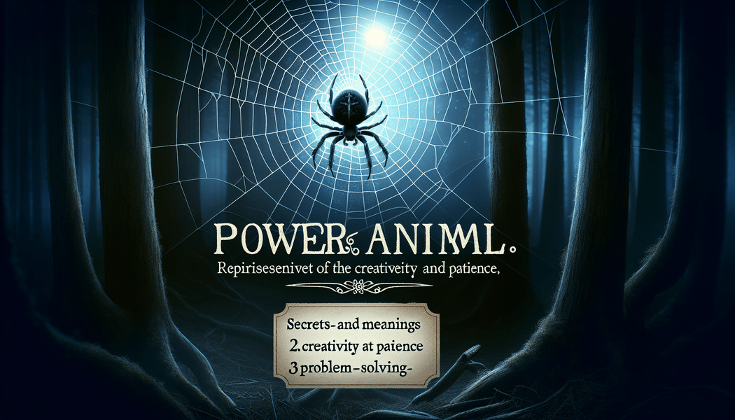 Erscheinen einer Spinne als spirituelles Erwachen - Geheimnisse und Bedeutungen des Krafttier Spinne